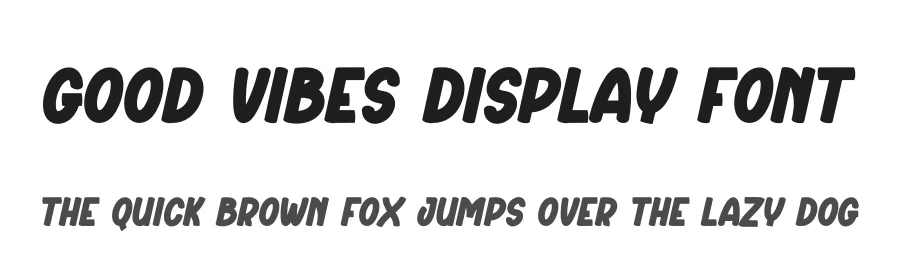 Good Vibes Display Font by creativeletter — Display Font