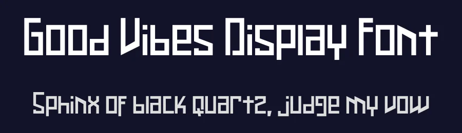Good Vibes Display Font by peterdraw — Display Font — thumbnail 2