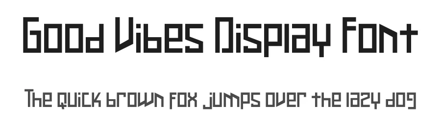 Good Vibes Display Font by peterdraw — Display Font