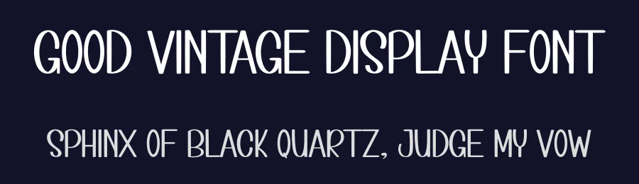 Good Vintage Display Font by inermediaSTUDIO — Display Font — thumbnail 2