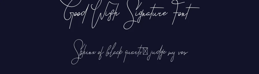 Good Wish Signature Font by vp_creative_shop — Script Handwritten Font — thumbnail 2