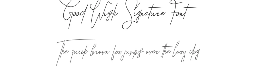 Good Wish Signature Font by vp_creative_shop — Script Handwritten Font