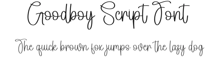 Goodboy Script Font by creativeletter — Script Handwritten Font