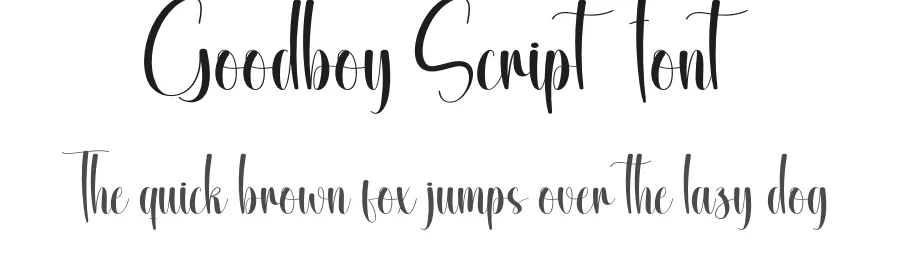 Goodboy Script Font by creativeletter — Script Handwritten Font