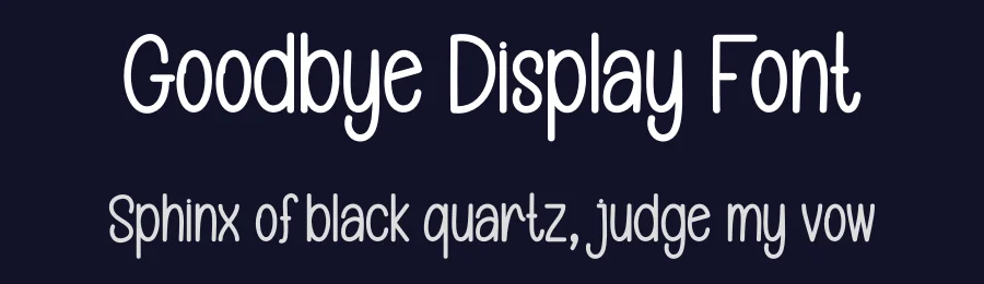 Goodbye Display Font by creativeletter — Display Font — thumbnail 2
