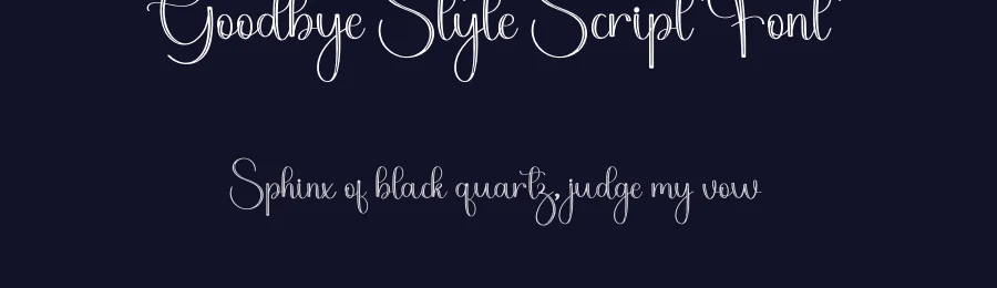 Goodbye Style Script Font by freshtypeink — Script Handwritten Font — thumbnail 2