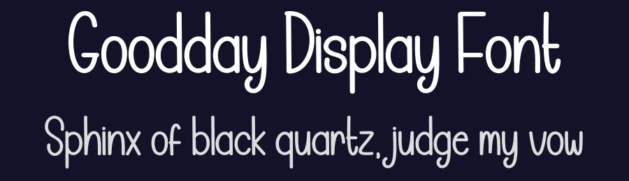 Goodday Display Font by Wati Studio — Display Font — thumbnail 2