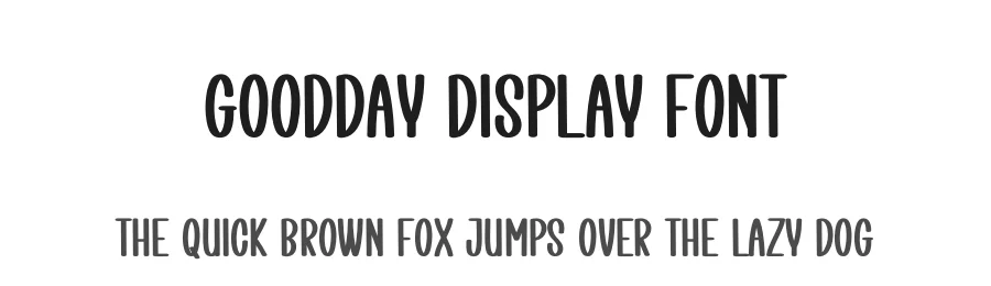 Goodday Display Font by creativeletter — Display Font