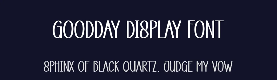 Goodday Display Font by andikastudio — Display Font — thumbnail 2