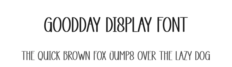 Goodday Display Font by andikastudio — Display Font