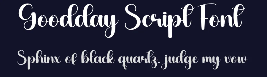 Goodday Script Font by creativeletter — Script Handwritten Font — thumbnail 2