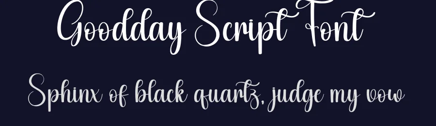 Goodday Script Font by creativeletter — Script Handwritten Font — thumbnail 2