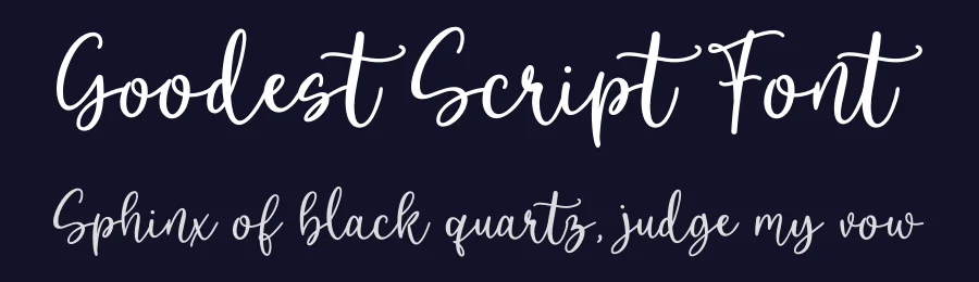 Goodest Script Font by Letteratom — Script Handwritten Font — thumbnail 2