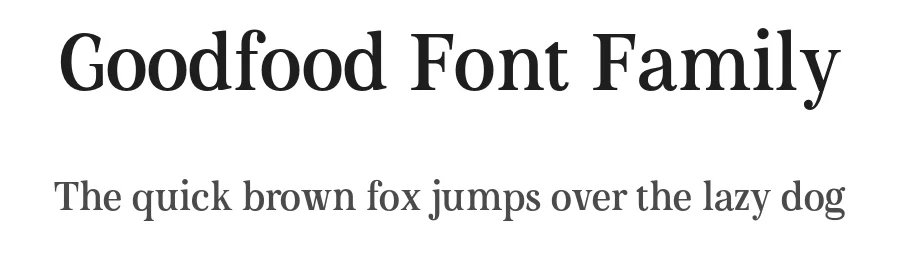 Goodfood Font Family by MaGo Fonts — Sans Serif Font