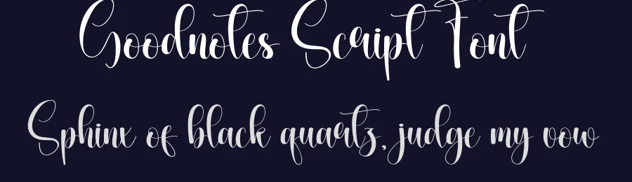 Goodnotes Script Font by creativeletter — Script Handwritten Font — thumbnail 2