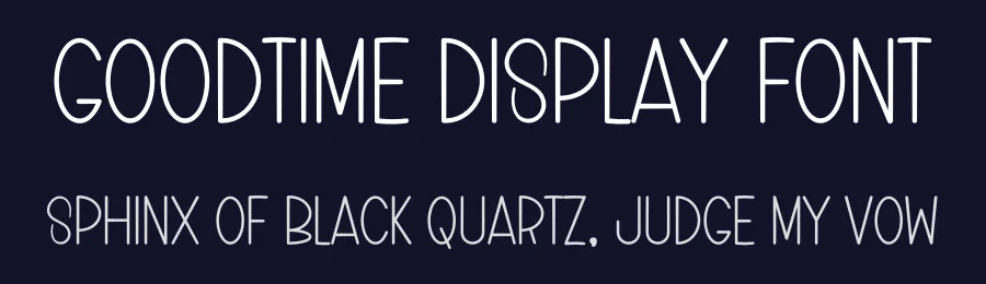 GoodTime Display Font by freshtypeink — Script Handwritten Font — thumbnail 2