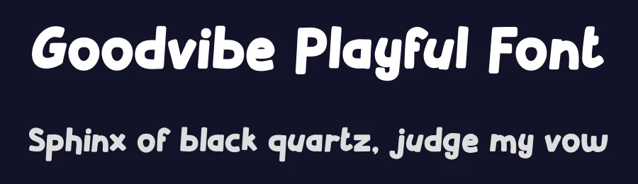 Goodvibe Playful Font by Aivos Dreams — Display Font — thumbnail 2