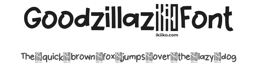 Goodzillaz Font by ikiiko type — Decorative Font