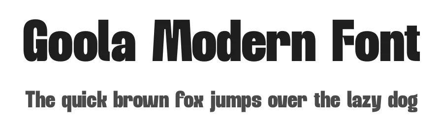 Goola Modern Font by Nirmana Visual — Sans Serif Font