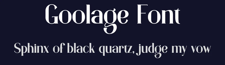 Goolage Font by BearyType Studio — Serif Font — thumbnail 2