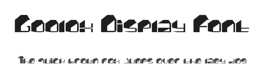 Goolox Display Font by El - Marawe DSGN — Display Font