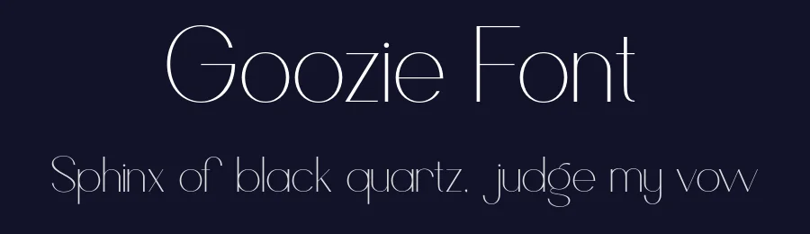 Goozie Font by Iqbal Mahesa 25 — Sans Serif Font — thumbnail 2