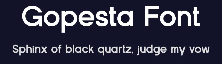Gopesta Font by SlideShoot — Sans Serif Font — thumbnail 2