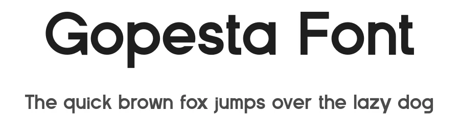 Gopesta Font by SlideShoot — Sans Serif Font