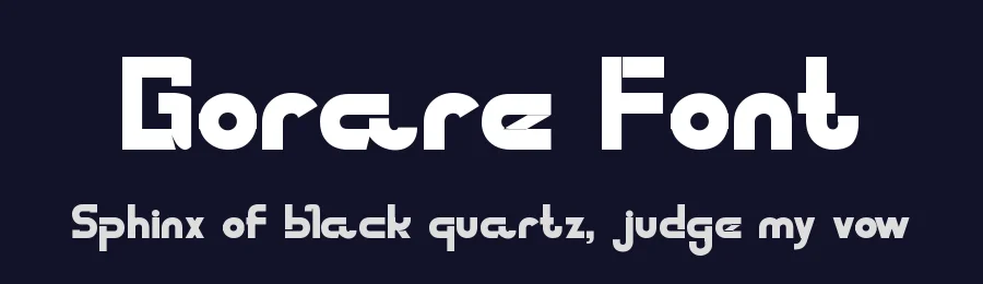 Gorare Font by Letternesia studio — Sans Serif Font — thumbnail 2