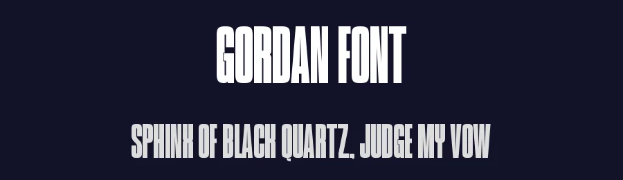 Gordan Font by Funtype — Decorative Font — thumbnail 2