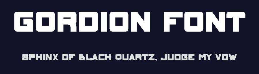 Gordion Font by Letterayu — Display Font — thumbnail 2