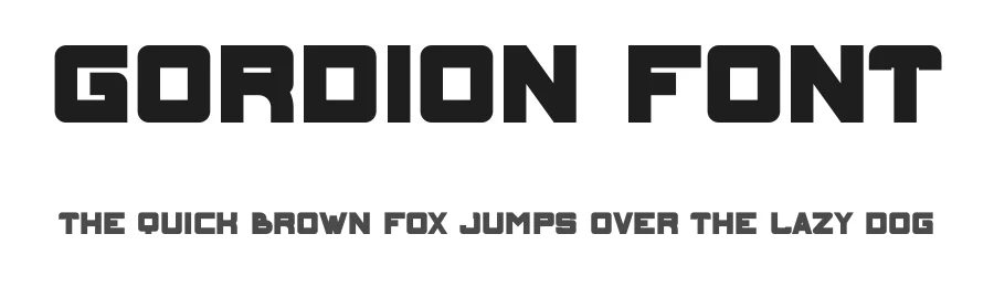 Gordion Font by Letterayu — Display Font