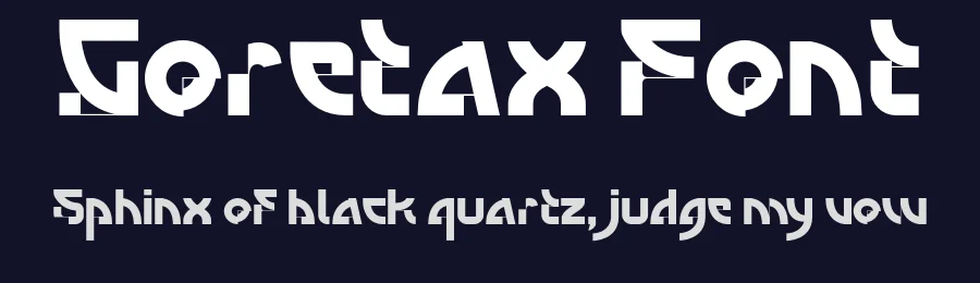 Goretax Font by Inviline — Display Font — thumbnail 2