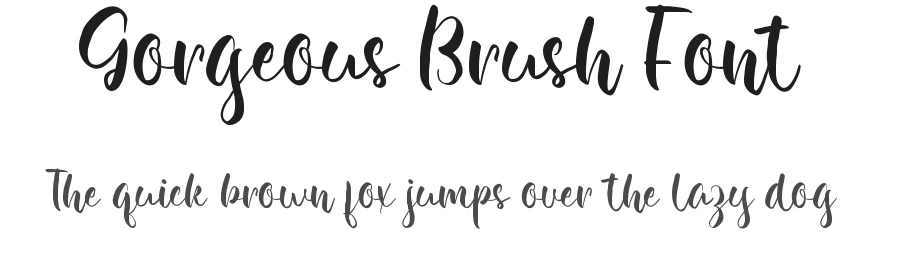 Gorgeous Brush Font by nihstudio — Script Handwritten Font