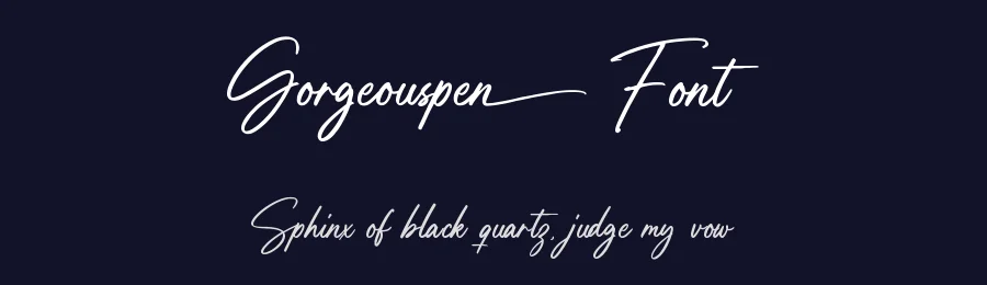 Gorgeouspen Font by Allouse Studio — Script Handwritten Font — thumbnail 2