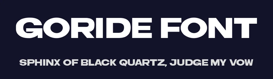 Goride Font by The Branded Quotes — Display Font — thumbnail 2