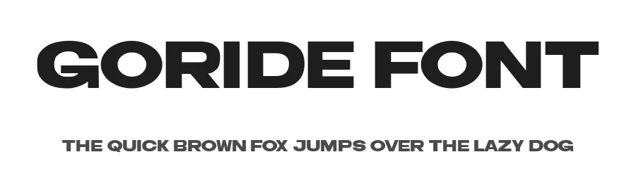 Goride Font by The Branded Quotes — Display Font