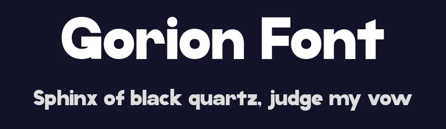 Gorion Font by Rasio Studio — Display Font — thumbnail 2