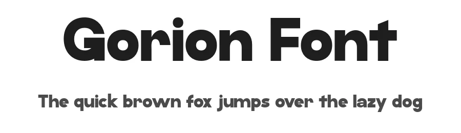 Gorion Font by Rasio Studio — Display Font