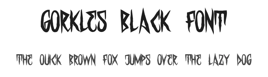 Gorkles Black Font by noahtype — Blackletter Font
