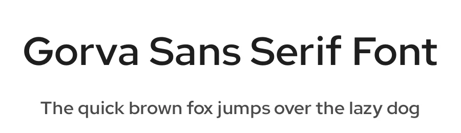 Gorva Sans Serif Font by Dasukreation — Sans Serif Font