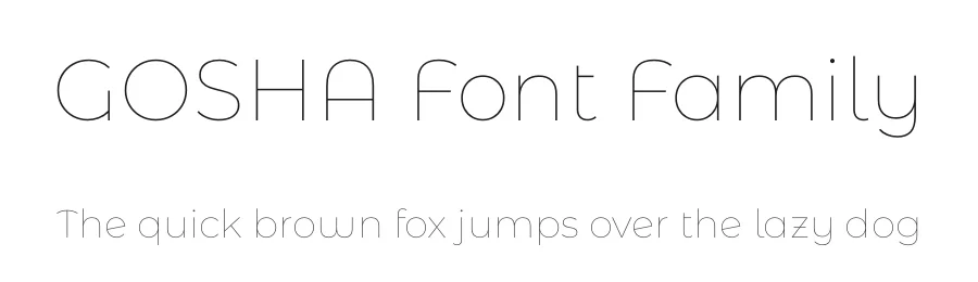 GOSHA Font Family by Kijiji Hub — Sans Serif Font