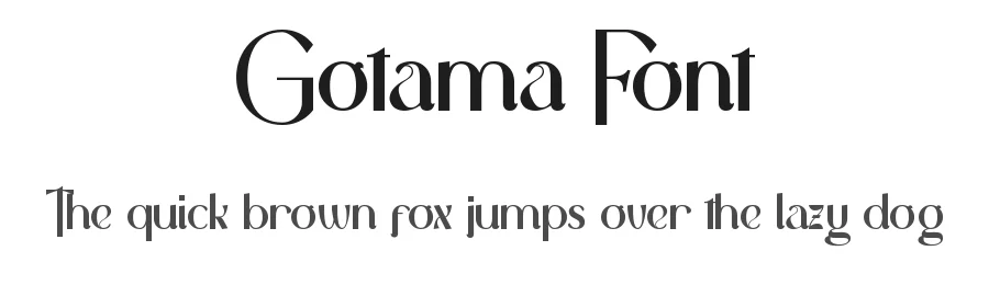 Gotama Font by nihstudio — Display Font