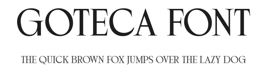 Goteca Font by Hole Hope Design — Serif Font