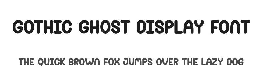 Gothic Ghost Display Font by andikastudio — Display Font