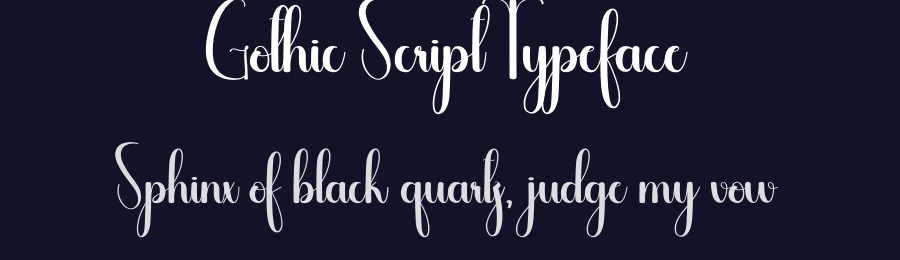 Gothic Script Typeface by andikastudio — Script Handwritten Font — thumbnail 2