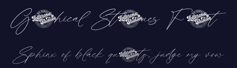 Gothical Statues Font by letterenastudios — Script Handwritten Font — thumbnail 2