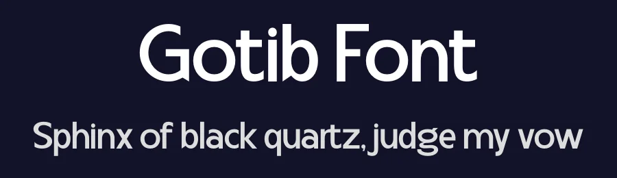 Gotib Font by MaikoHatta — Sans Serif Font — thumbnail 2