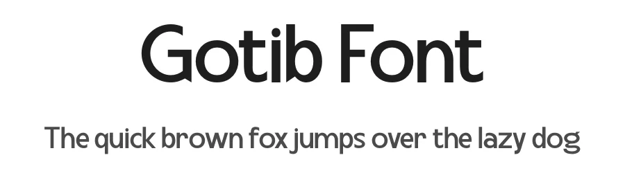 Gotib Font by MaikoHatta — Sans Serif Font