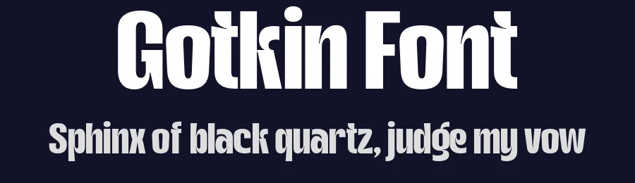 Gotkin Font by Megatype — Sans Serif Font — thumbnail 2